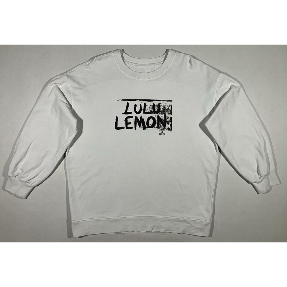 Lululemon Perfectly Oversized Ed Curtis Crewneck Sweatshirt Womans Size 10